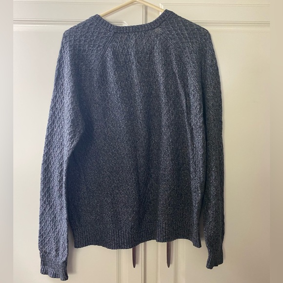 Banana republic men’s grey tweed sweater, medium. 80% cotton 30% nylon 10% wool. - Picture 4 of 4